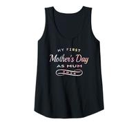Womens My First Mother's Day As Mum 2026 Colorful Graphic Tank Top
