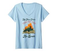 Women's My Fitness Tracker Thinks Page Turns are Sprints V-Neck T-Shirt