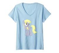 Womens My Little Pony: Friendship Is Magic Derpy Bubbles Portrait V-Neck T-Shirt