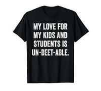 Womens My Love is Un-Beet-able Funny Vegan Mom Teacher Gift T-Shirt