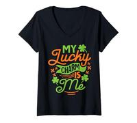 Women's My Lucky Charm is Me V-Neck T-Shirt
