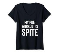Women's My Pre-Workout is Spite. V-Neck T-Shirt