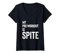 Women's My Pre-Workout is Spite. V-Neck T-Shirt