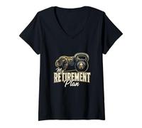 Women's My Retirement Plan Spartan Training OCR Athlete V-Neck T-Shirt