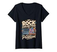 Women's My Rock Collection is Not A Problem V-Neck T-Shirt