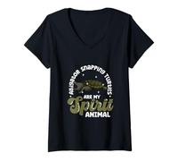Womens My Spirit Animal - Alligator Snapping Turtle V-Neck T-Shirt