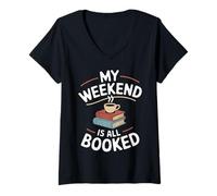 Women's My Weekend is All Booked V-Neck T-Shirt