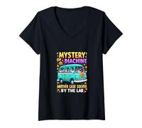 Womens Mystery Of Diachine Cryptic Phrase - Enigmatic Riddle Puzzle V-Neck T-Shirt
