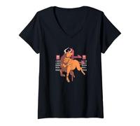 Womens Mystical Chinese Zodiac Year of The OX V-Neck T-Shirt