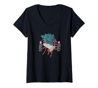 Womens Mystical Chinese Zodiac Year of The Rooster V-Neck T-Shirt