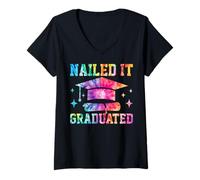 Women's Nailed It Graduated V-Neck T-Shirt