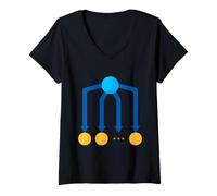 Womens Naive Bayes - Bayes Theorem V-Neck T-Shirt