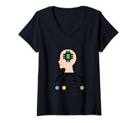 Womens Naive Bayes - Bayes Theorem V-Neck T-Shirt