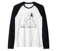 Womens Namaste WE are ONE Meditation Sayings Mandala Yoga Raglan Baseball Tee