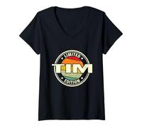 Women's Name Best Tim V-Neck T-Shirt