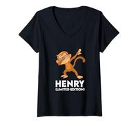 Women's Name Boy I Am Henry V-Neck T-Shirt