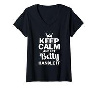 Womens Name I'm Betty V-Neck T-Shirt