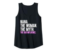 Womens Nana The Woman The Myth The Bad Influence Cool Vintage Tank Top