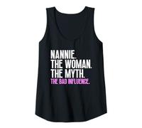 Womens Nannie The Woman The Myth The Bad Influence Cool Vintage Tank Top