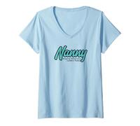 Women's Nanny Shaping Tomorrow’s Leaders Childcare Professional V-Neck T-Shirt