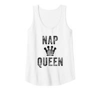Womens Nap Queen Crown Funny Sleeping Power Napping Girl Champion Tank Top