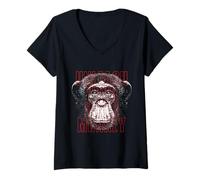 Women's National Monkey Day Unleash Your Inner Monkey V-Neck T-Shirt