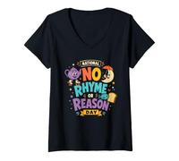 Women's National No Rhyme or Reason Holiday September 1 V-Neck T-Shirt