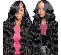 Women's Natural Brazilian Wig 13x4 Lace Wig Human Hair Body Wave Wig Human Hair 200% Density Glueless Wig Human Hair for Women Wig Natural Human Hair 14 Inches