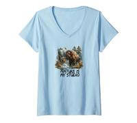 Women's Nature is My Studio V-Neck T-Shirt
