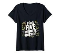 Women's Nature Journaling Field Journal Naturalist Sketchbook V-Neck T-Shirt