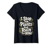 Women's Nature Journaling Field Journal Naturalist Sketchbook V-Neck T-Shirt