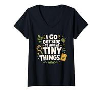 Women's Nature Journaling Field Journal Naturalist Sketchbook V-Neck T-Shirt