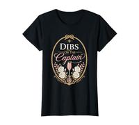Womens Nautical Bachelorette Bride Crew Dibs on the Captain T-Shirt