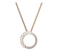 Women's Necklace with Pendant White, Rose Gold Matrix 5692265, female, Swarovski, Necklaces, Pink, ONE SIZE, Accessories ONE SIZE