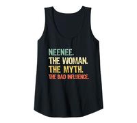 Womens Neenee The Woman The Myth The Bad Influence Nee-Nee Retro Tank Top