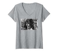 Women's Neil Diamond Hot August Night Era Photo 1972 V-Neck T-Shirt