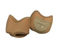 Women's Neoprene Dance Foot Undies Half Sole Toe Pad Kids Ballet Belly Forefoot Pad Lyrical Shoes(Tan, Large)
