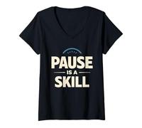 Women's Nervous System Regulation Calm Wellness Somatic Healing V-Neck T-Shirt