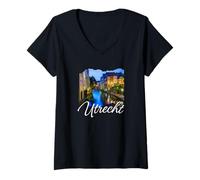 Womens Netherlands Utrecht V-Neck T-Shirt