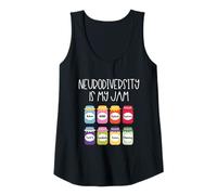 Womens Neurodiversity is My Jam Inclusion Acceptance Teacher Tank Top