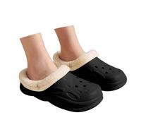 Women's Neutral PVC Clogs with Ventilation Holes and Foldable Heel Strap | A matching pair of light-coloured slip-on clogs with rounded fronts, perforations across the upper and a rear strap that