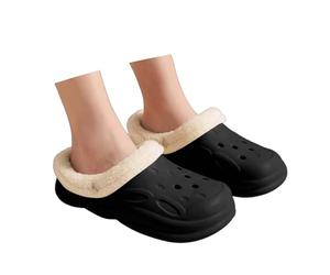 Women's Neutral PVC Clogs with Ventilation Holes and Foldable Heel Strap | A matching pair of light-coloured slip-on clogs with rounded fronts, perforations across the upper and a rear strap that