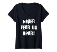 Womens Never Tear Us Apart V-Neck T-Shirt