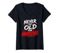 Women's Never Too Old for Hardstyle V-Neck T-Shirt