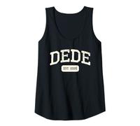 Womens New Dede Est 2026 1st First Time Pregnancy Announcement Tank Top
