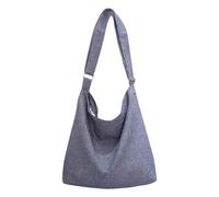Women's New Large Canvas Casual Bag With Adjustable Straps For A Single Shoulder Bag Mens Purses Or Shoulder Bags (Grey, One Size)