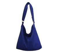 Women's New Large Canvas Casual Bag With Adjustable Straps For A Single Shoulder Bag Mens Purses Or Shoulder Bags (Blue, One Size)