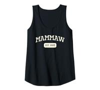 Womens New Mammaw Est 2025 1st First Time Pregnancy Mam-Maw Tank Top