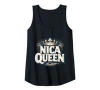 Womens Nicaraguan Nicaragua Nica Queen Tank Top