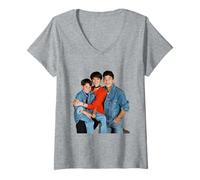 Womens Nick Ashley & Dot Cotton Eastenders John Altman June Brown V-Neck T-Shirt